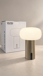 Lampe sans fil Lea laiton brossé